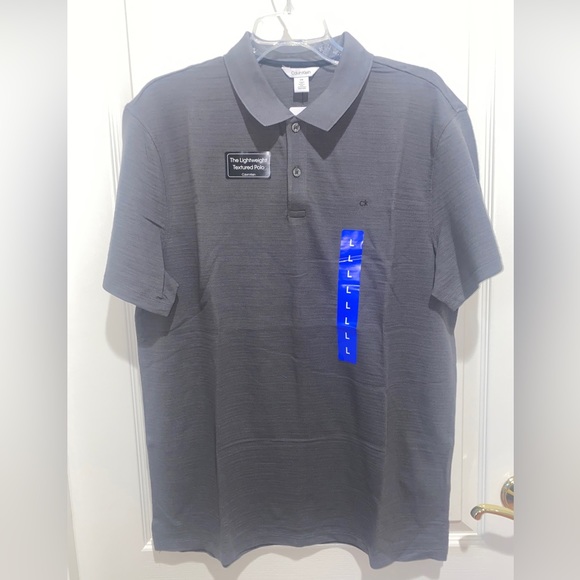 Calvin Klein Other - CALVIN KLEIN Heather Gray Polo Golf Shirt L Large NWT $65 lcsr